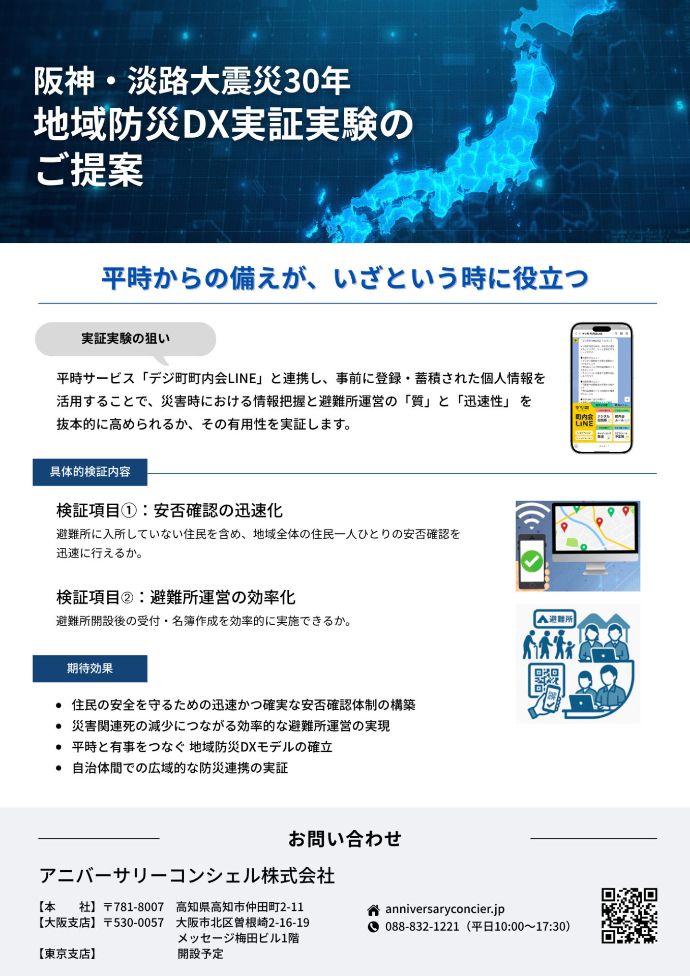 地域防災DX実証実験のご提案 2ページ目